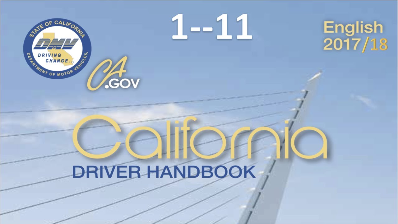 California dmv driving handbook 2012 download